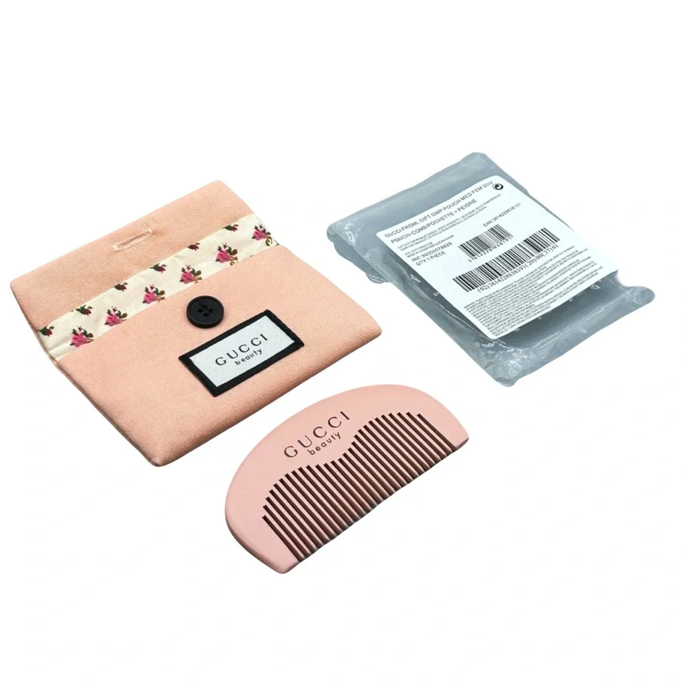 Gucci Pink Hair comb with Pouch GWP - Picture 4 of 4